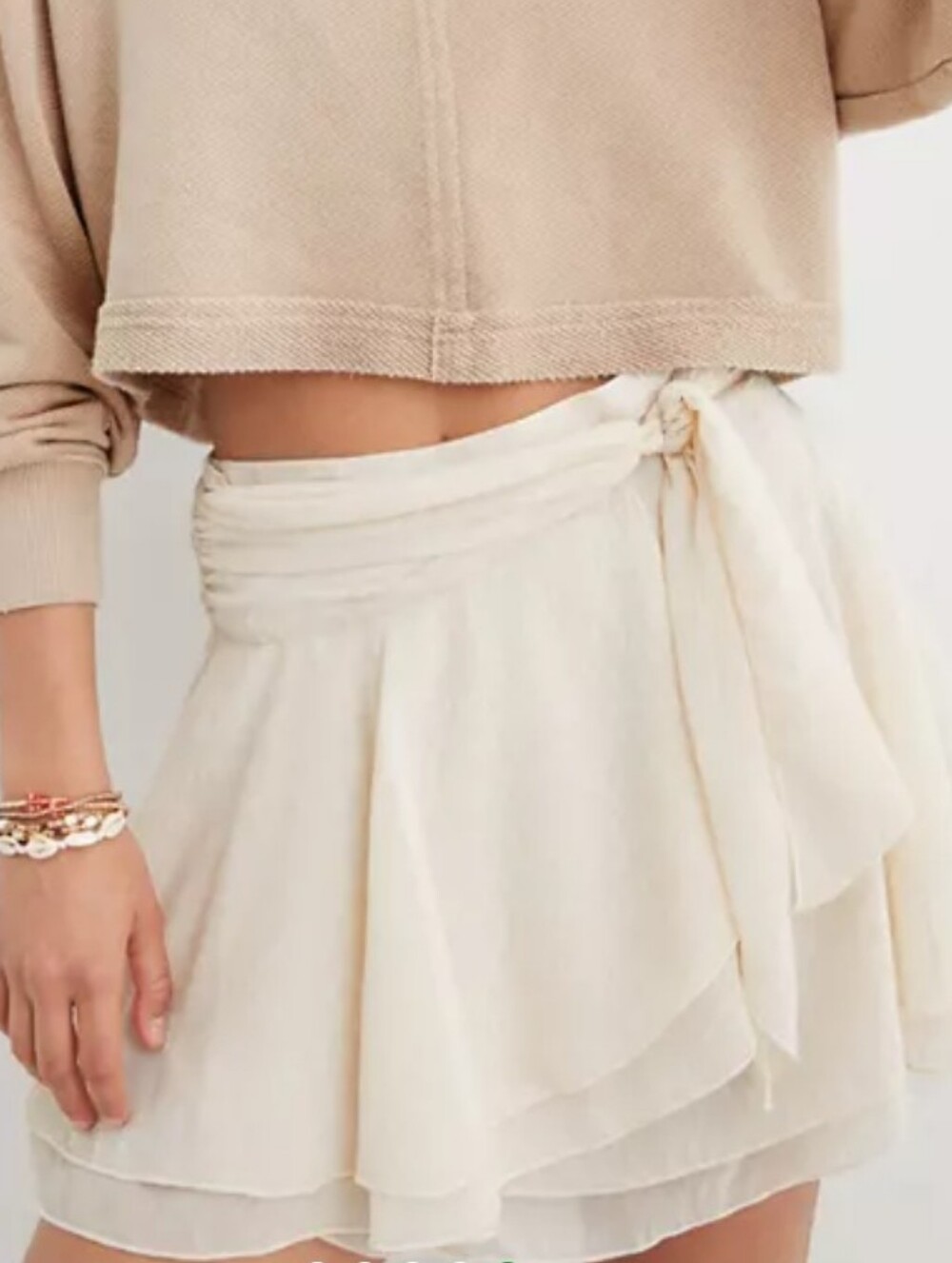 Aerie Chiffon Wrap Skirt size Medium